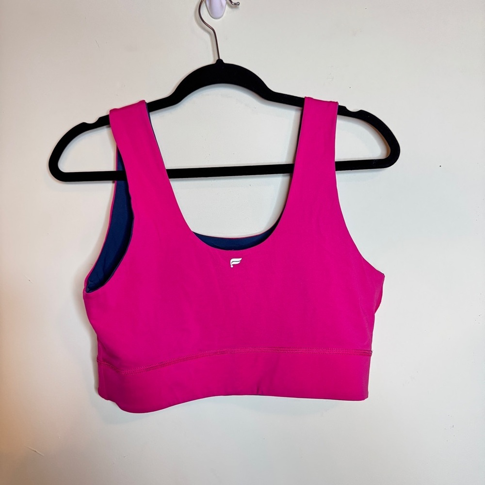 Reversible Pink and Blue Sports Bra Fabletics - Picture 6 of 6